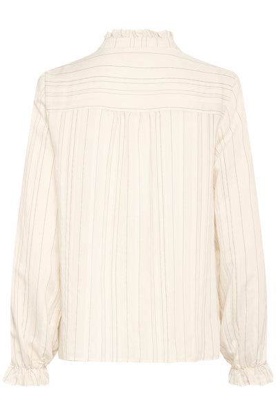 CRVenea Joa blouse Birch Stripe - 10614069 Thumbnail