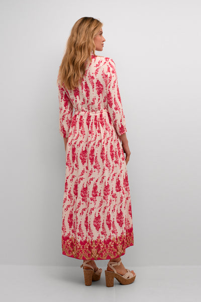 CRAlora Long Dress Pink flower - 10650723 Thumbnail