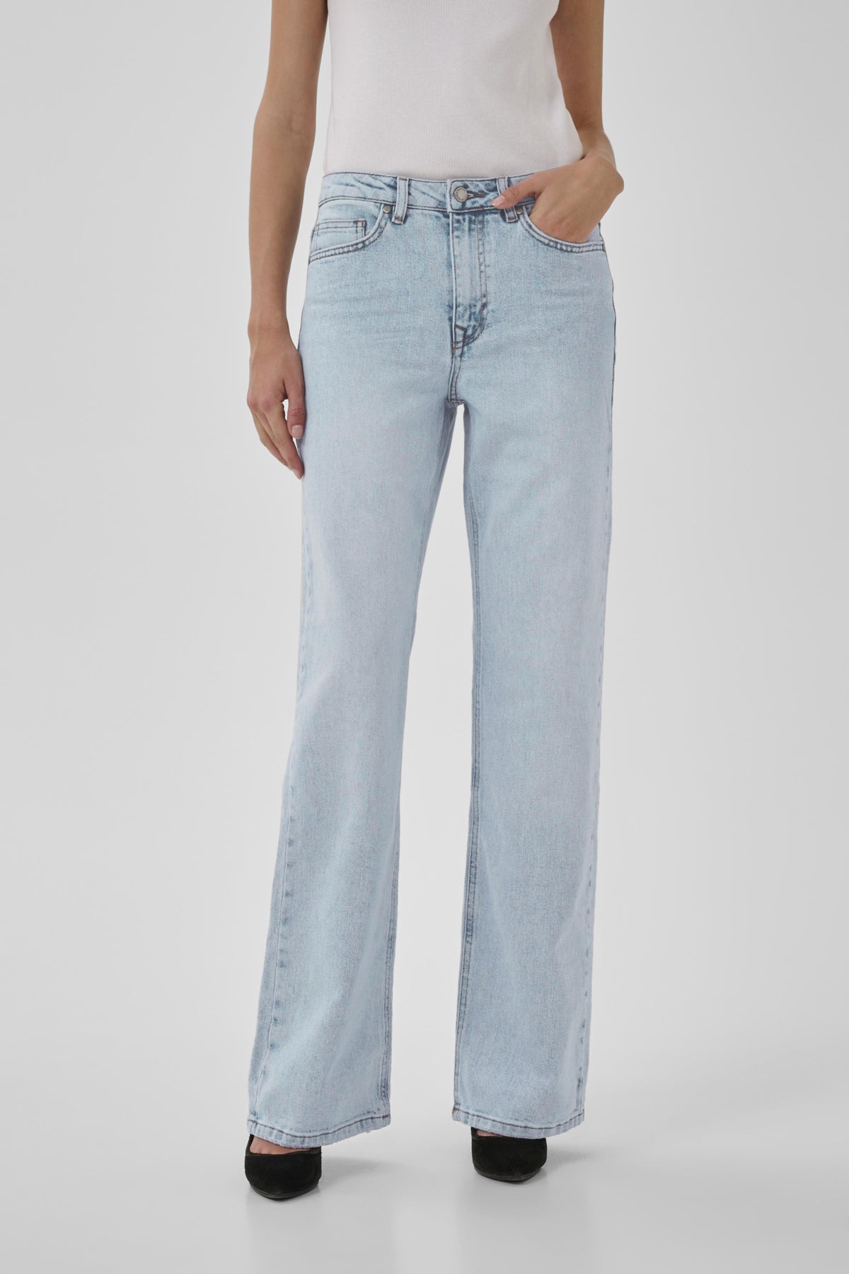 35 THE LOUIS 139  HIGH WIDE Y Light Blue Wash - 10704222