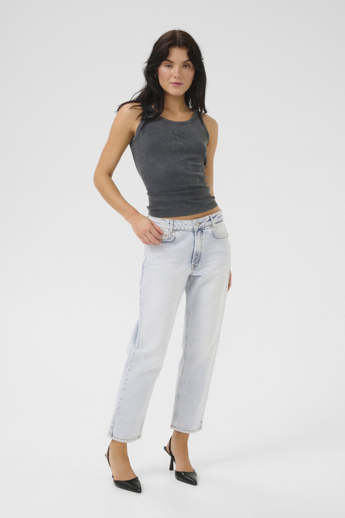 34 THE MOMMY 139 HIGH TAPERED 10704537 Light Blue Retro Wash