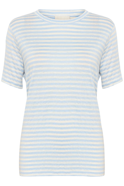 LisaMW Striped Tee Clear Sky Striped - 10704599 Thumbnail