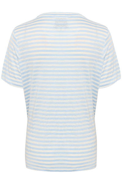 LisaMW Striped Tee Clear Sky Striped - 10704599 Thumbnail
