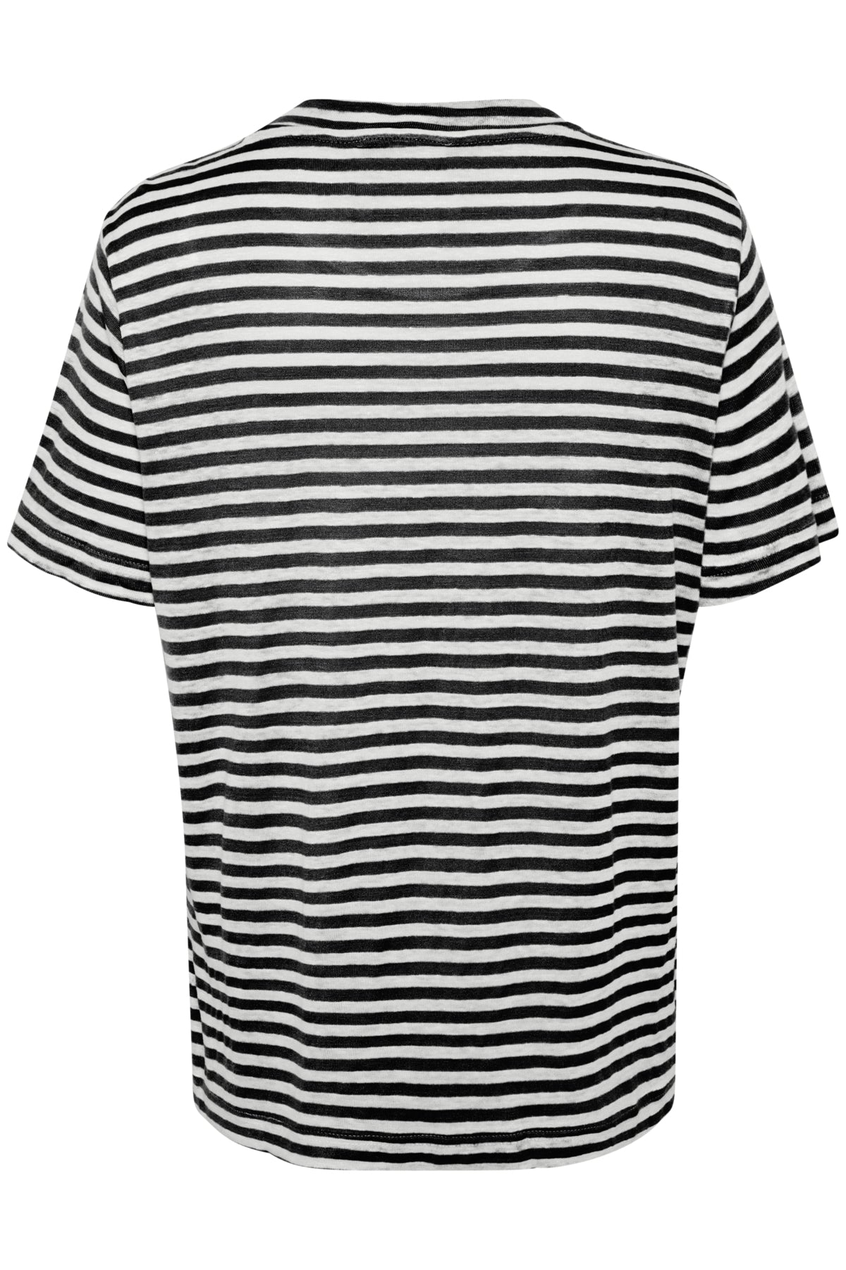 LisaMW Striped Tee Black W.White stripe - 10704599