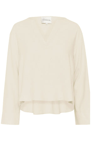 DiasMW Blouse Almond Milk Melange - 10704714