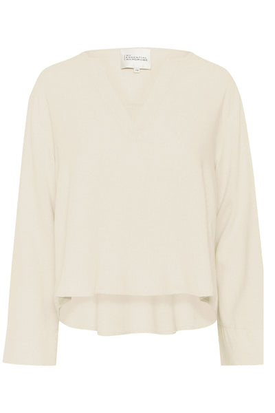 DiasMW Blouse Almond Milk Melange - 10704714 Thumbnail