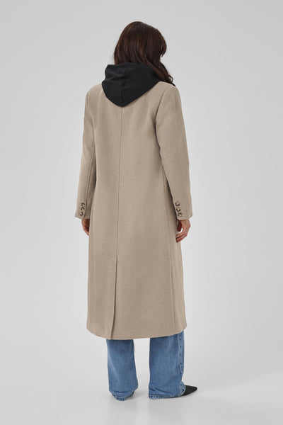 FrannieMW Coat Pure sand - 10704750 Thumbnail