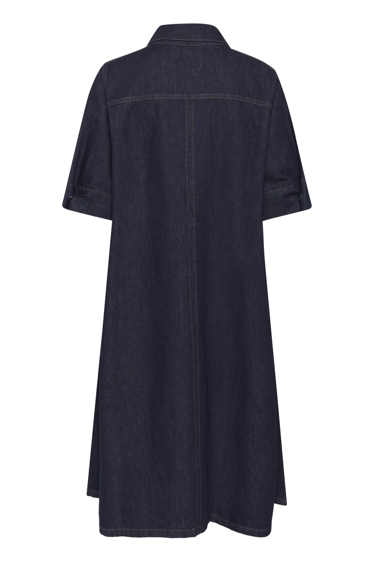 MaloMW 143 Long Dress Dark Blue Un-Wash - 10704782