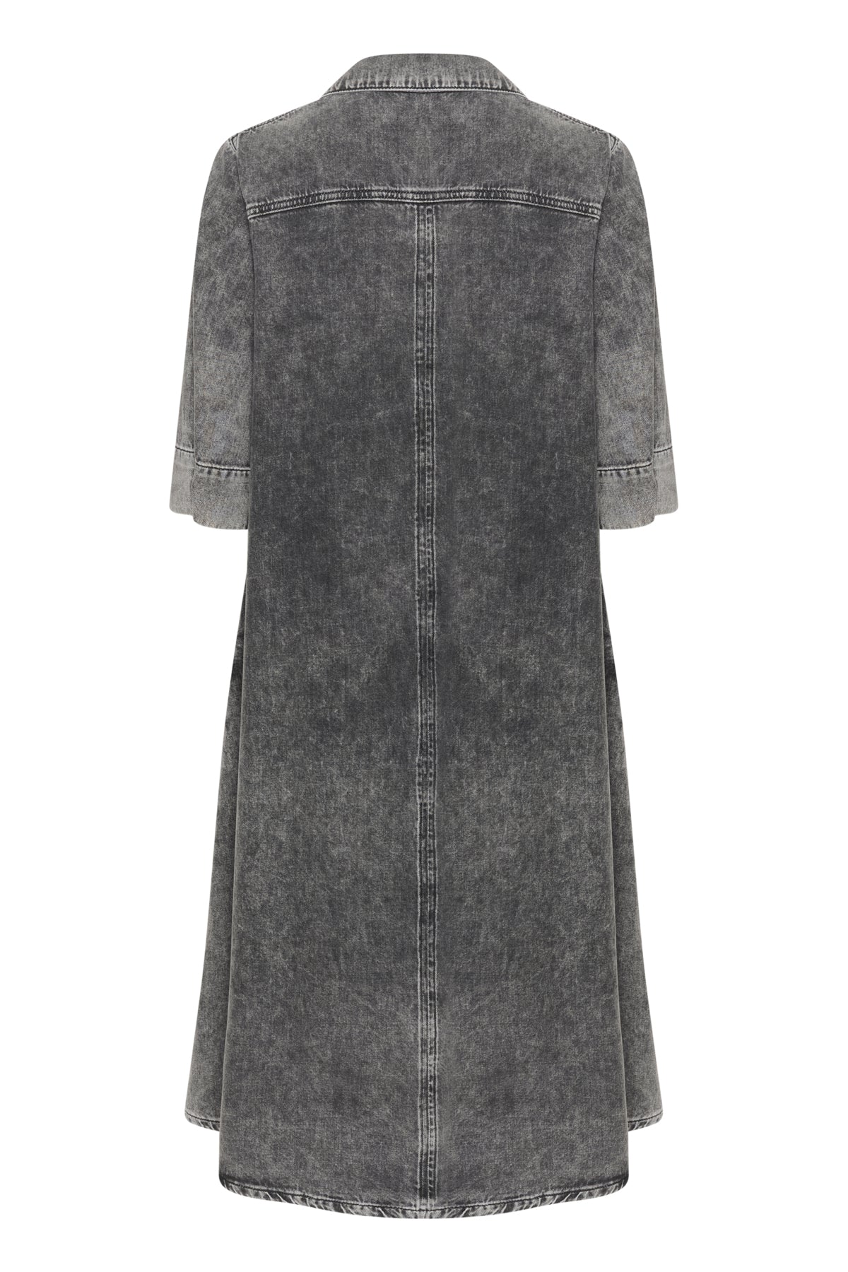 MaloMW 143 Long Dress Medium Grey Retro Wash - 10704782