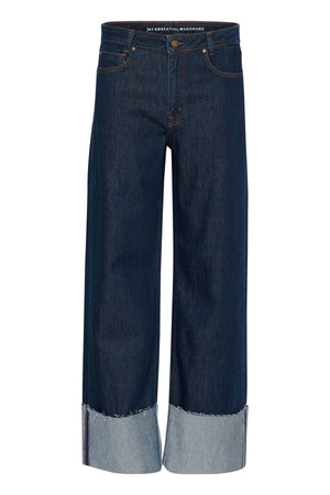 DalviMW 139 High Wide Dark Blue Un-Wash - 10704798