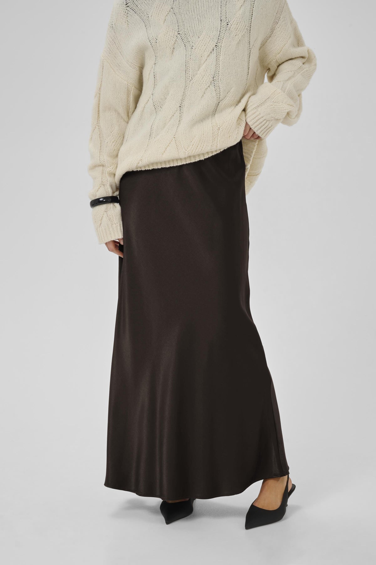 EstelleMW Long Skirt Espresso - 10704820