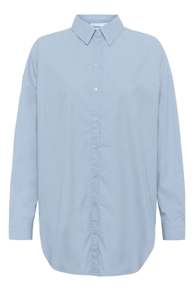 SunnaMW Boxy Shirt Pearl Blue - 10705021 Thumbnail