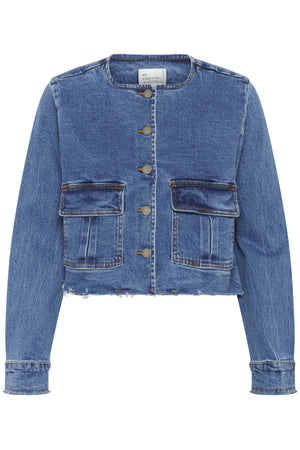 DangoMW 144 Short Jacket Medium Blue Wash - 10705060