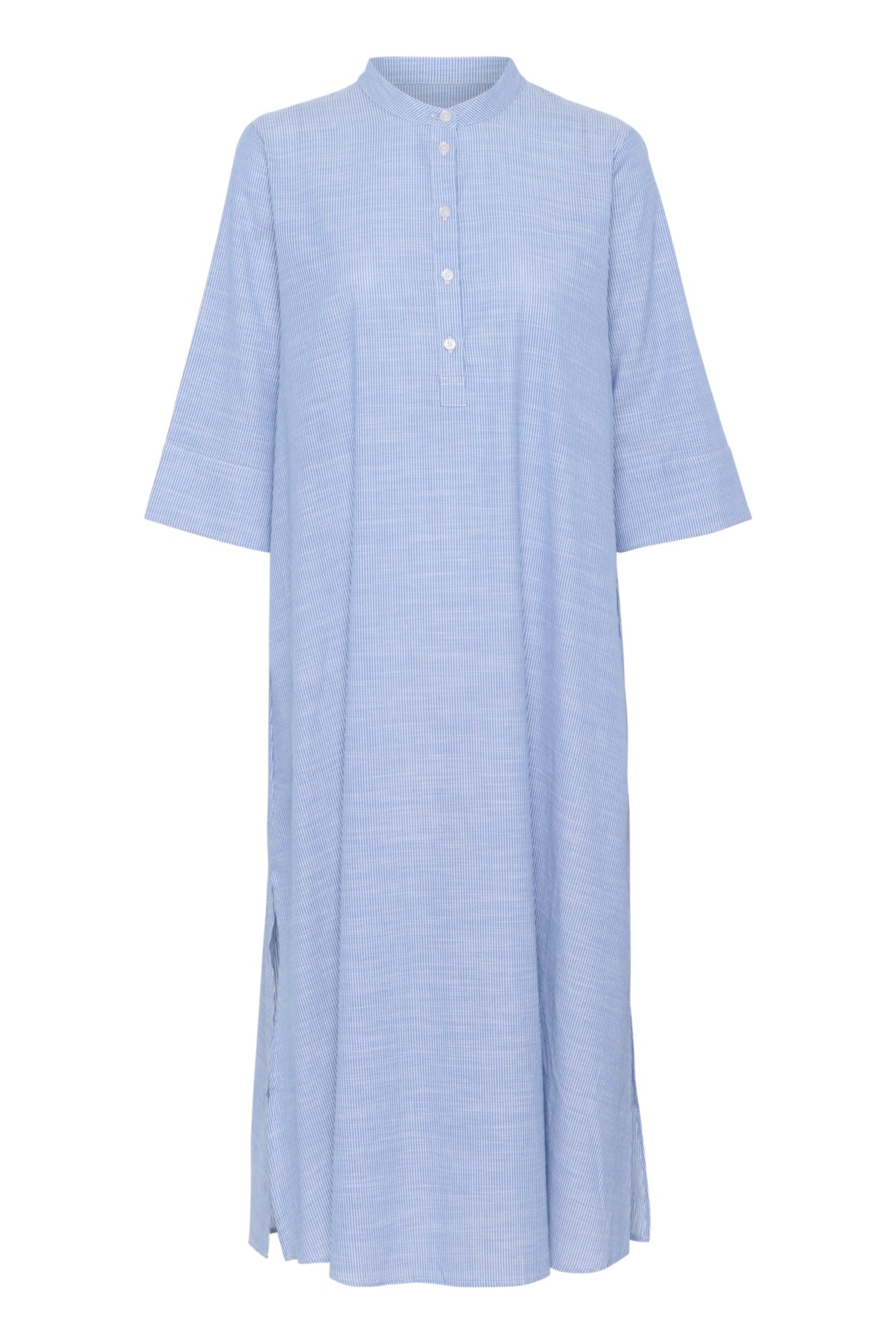 SkyeMW Long Dress Delft Blue Striped - 10705118