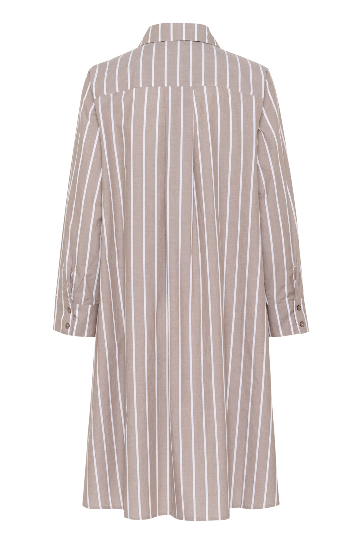 KionaMW Long Dress Walnut Striped - 10705136