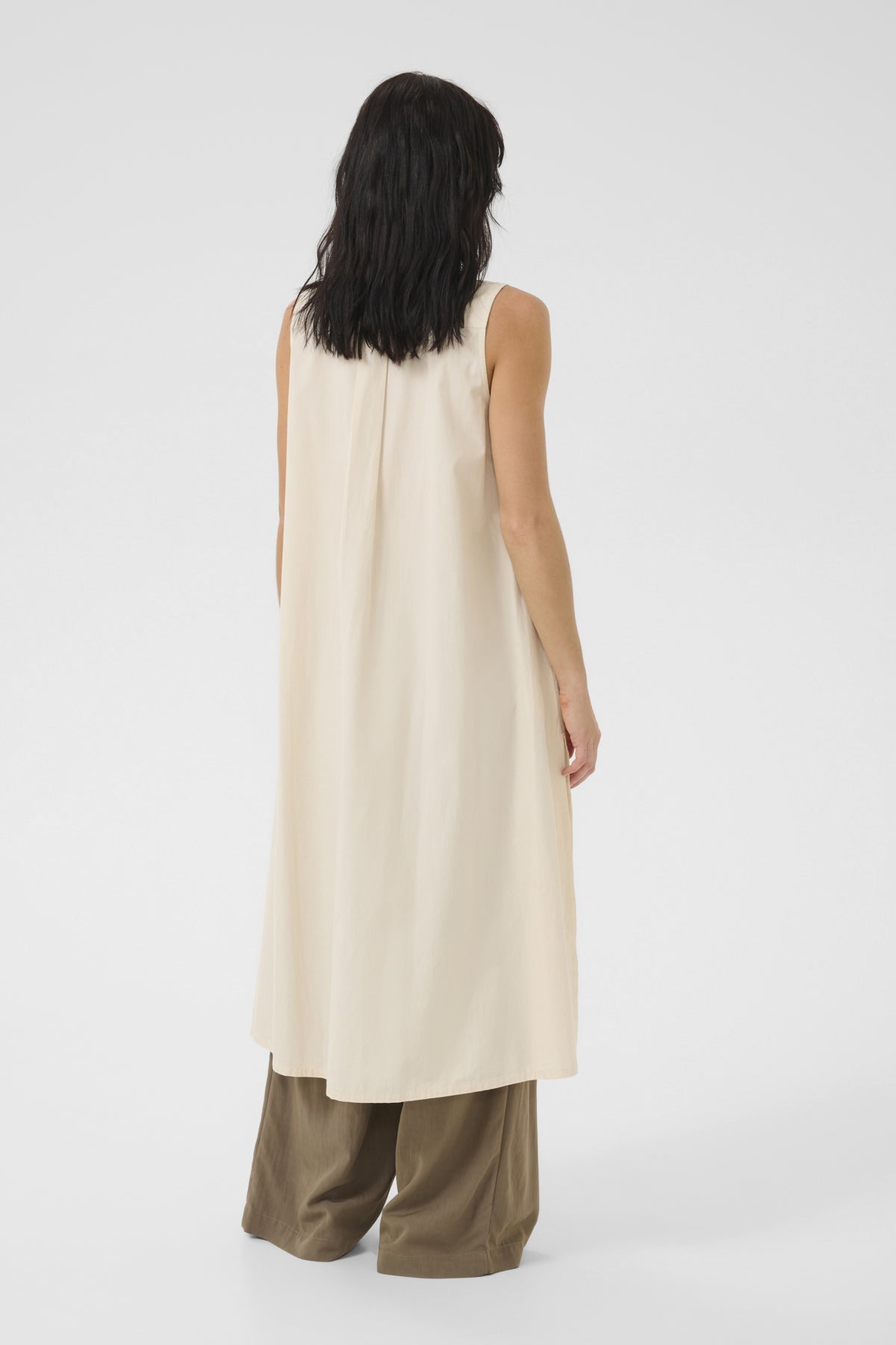 SunnaMW Sleeveless Dress Almond milk - 10705148