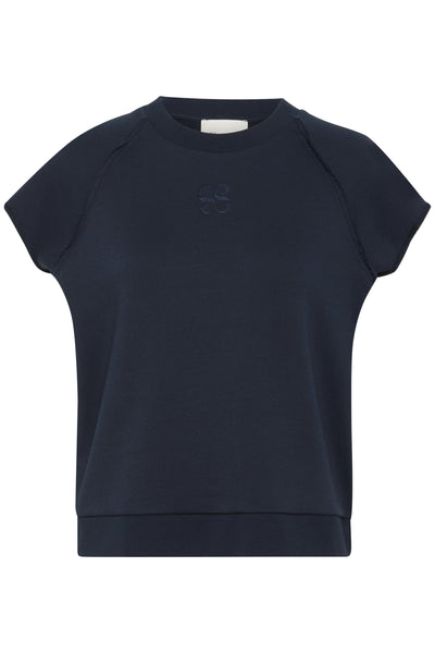 SaraMW Boxy Tee Dark Sapphire Blue - 10705158 Thumbnail