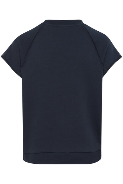 SaraMW Boxy Tee Dark Sapphire Blue - 10705158 Thumbnail