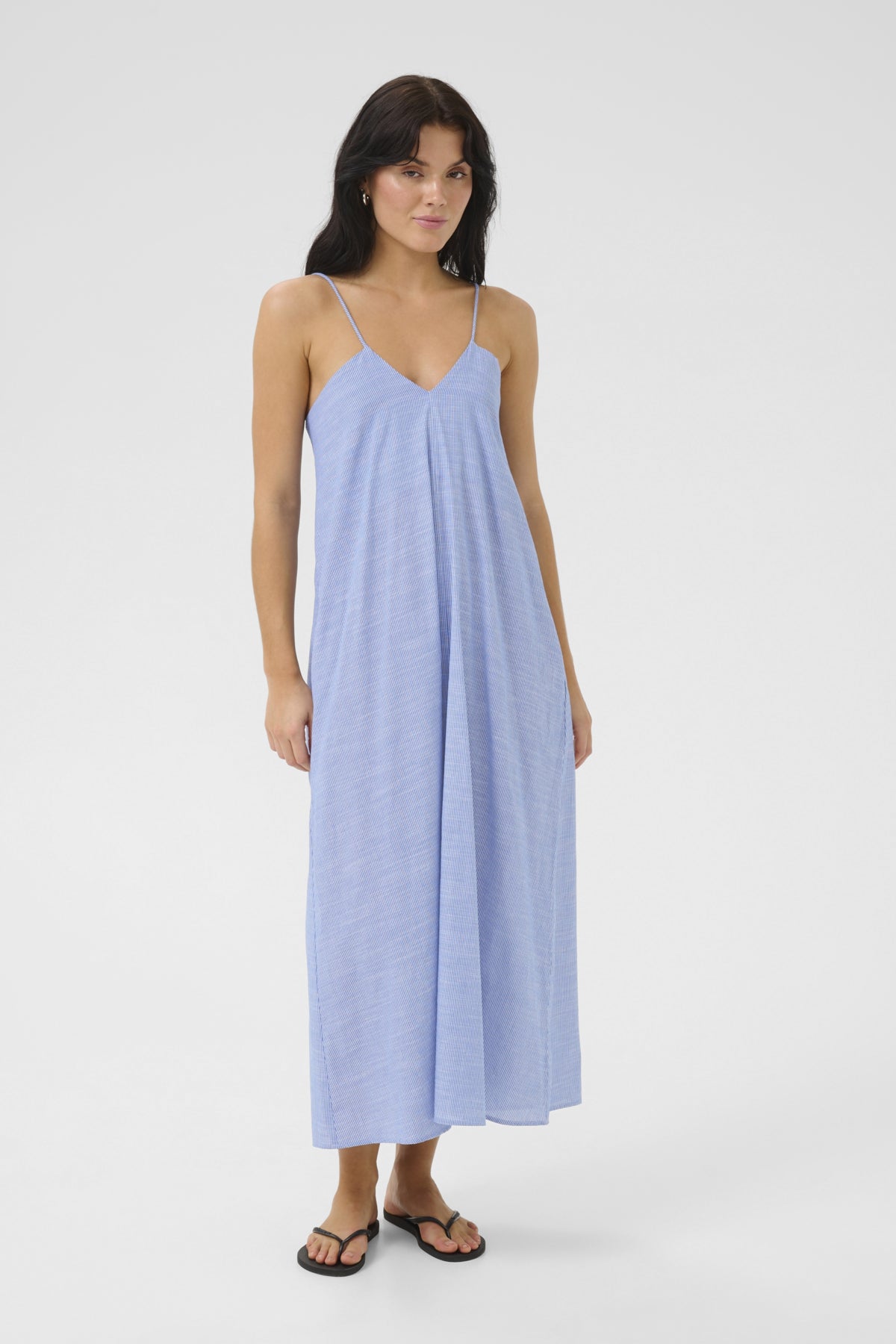 SkyeMW Dress Delft Blue Striped - 10705168