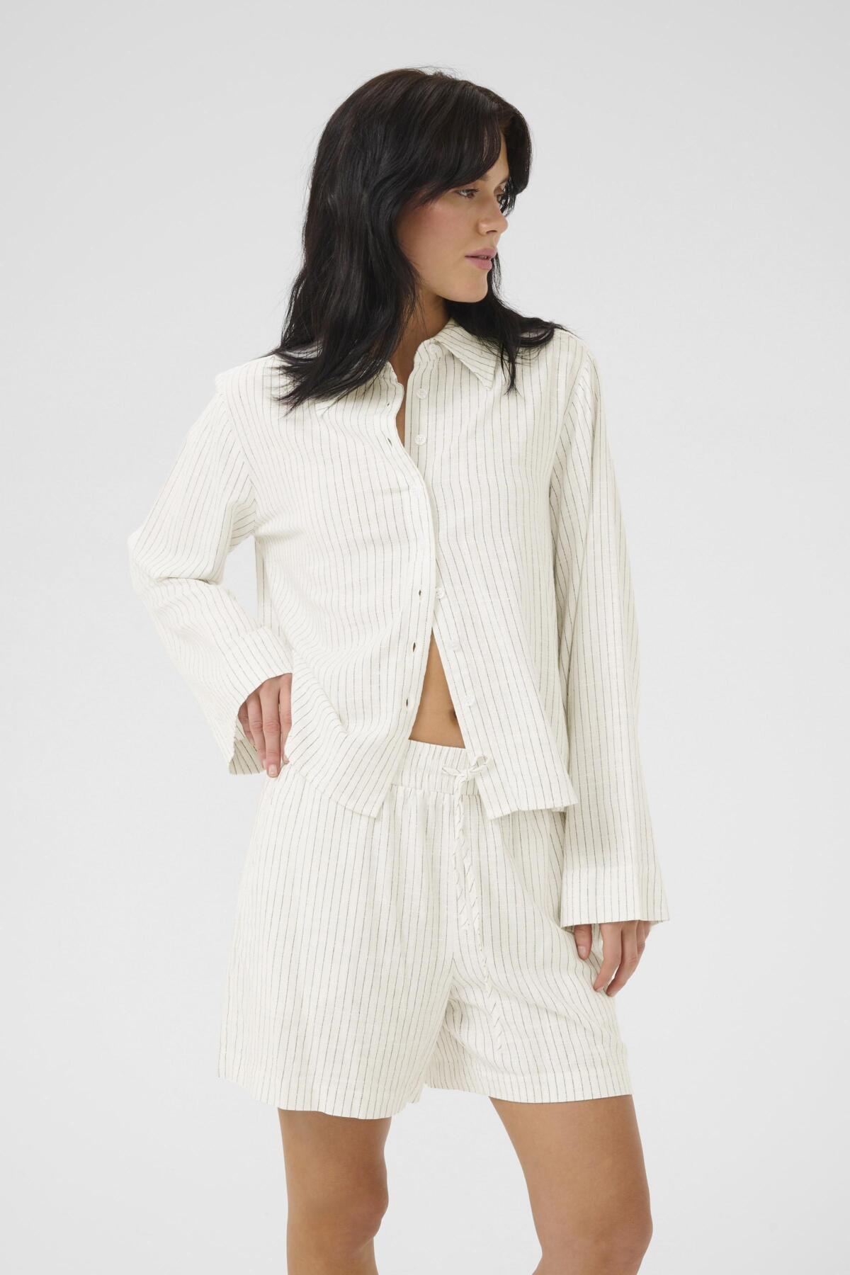 JannieMW Shirt Snow White W. Stripe - 10705172