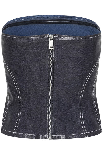 GZpiper corsage Rinse wash denim - 108305 - 10910739 Thumbnail