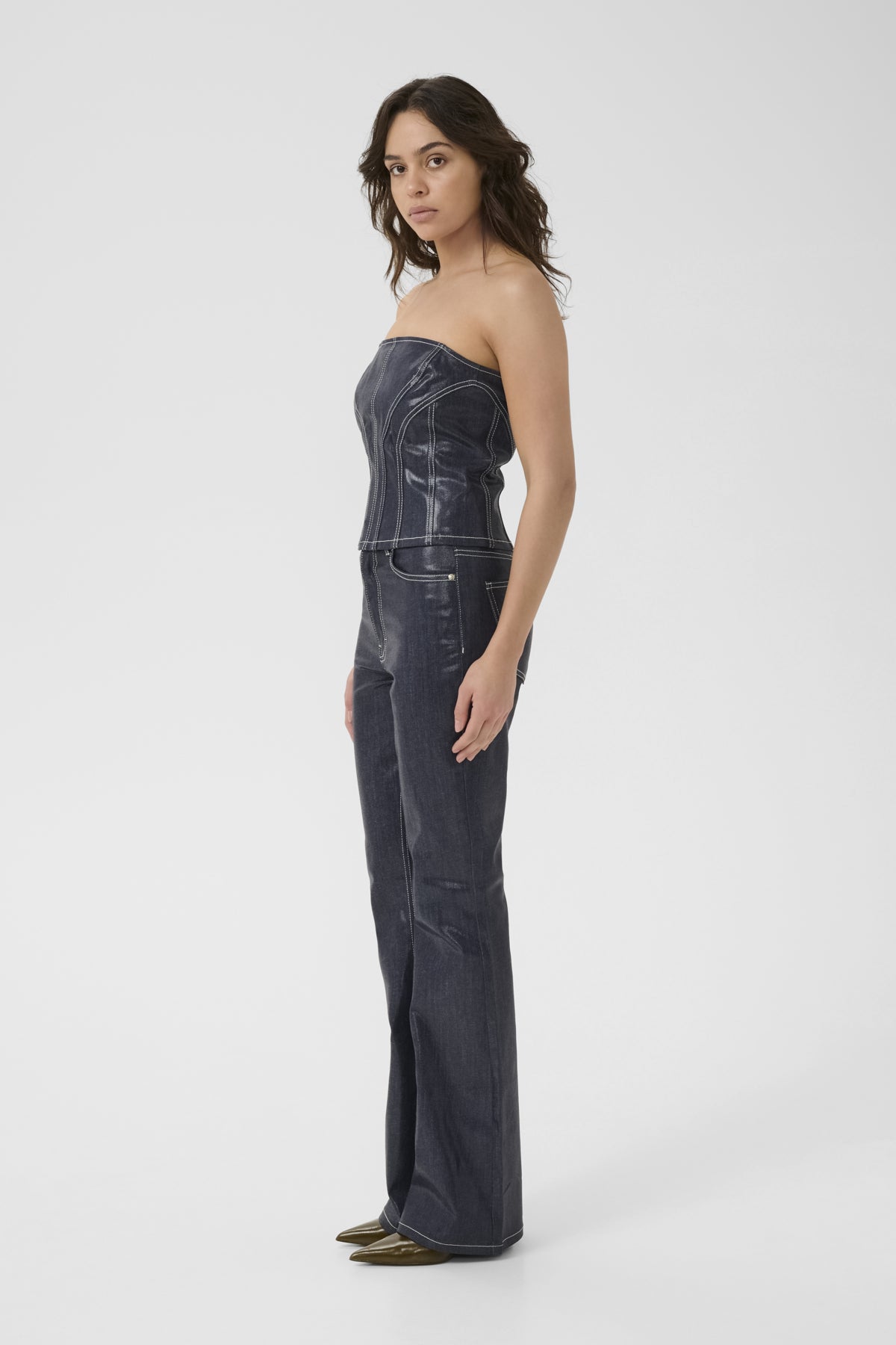 GZpiper corsage Rinse wash denim - 108305 - 10910739