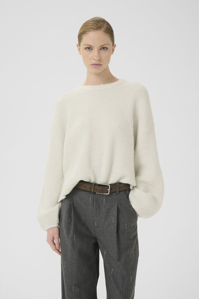 GZalpha shimmer pullover Ivory with lurex - 108703 - 10910816 Thumbnail