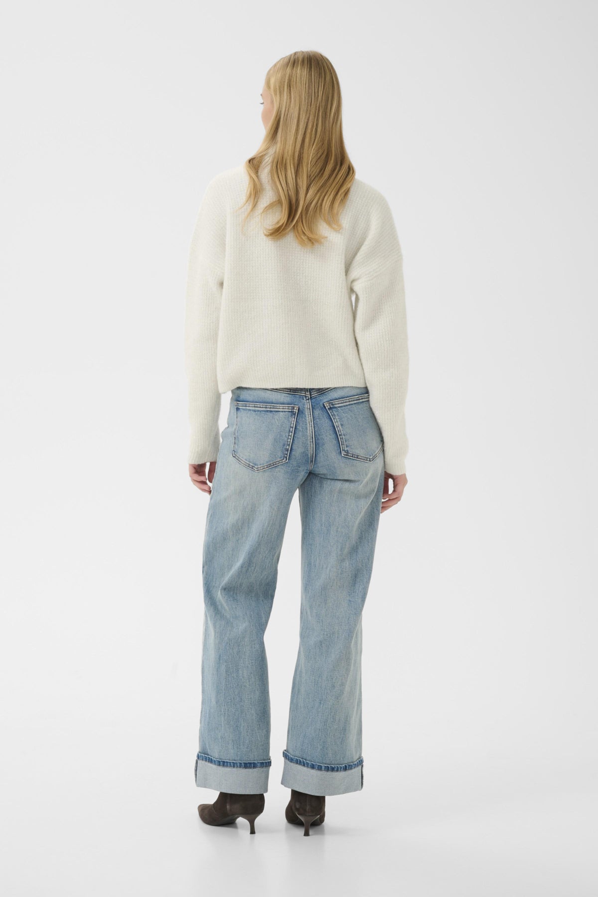 GZalpha shimmer cardigan Ivory with lurex - 108703 - 10910817