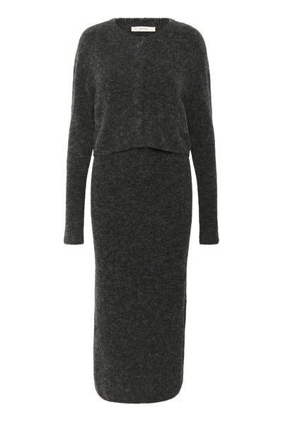 GZalpha 2 in 1 dress Charcoal melange - 106286 - 10910818 Thumbnail