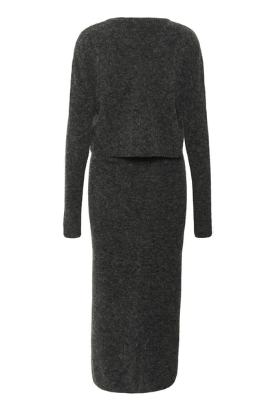 GZalpha 2 in 1 dress Charcoal melange - 106286 - 10910818 Thumbnail