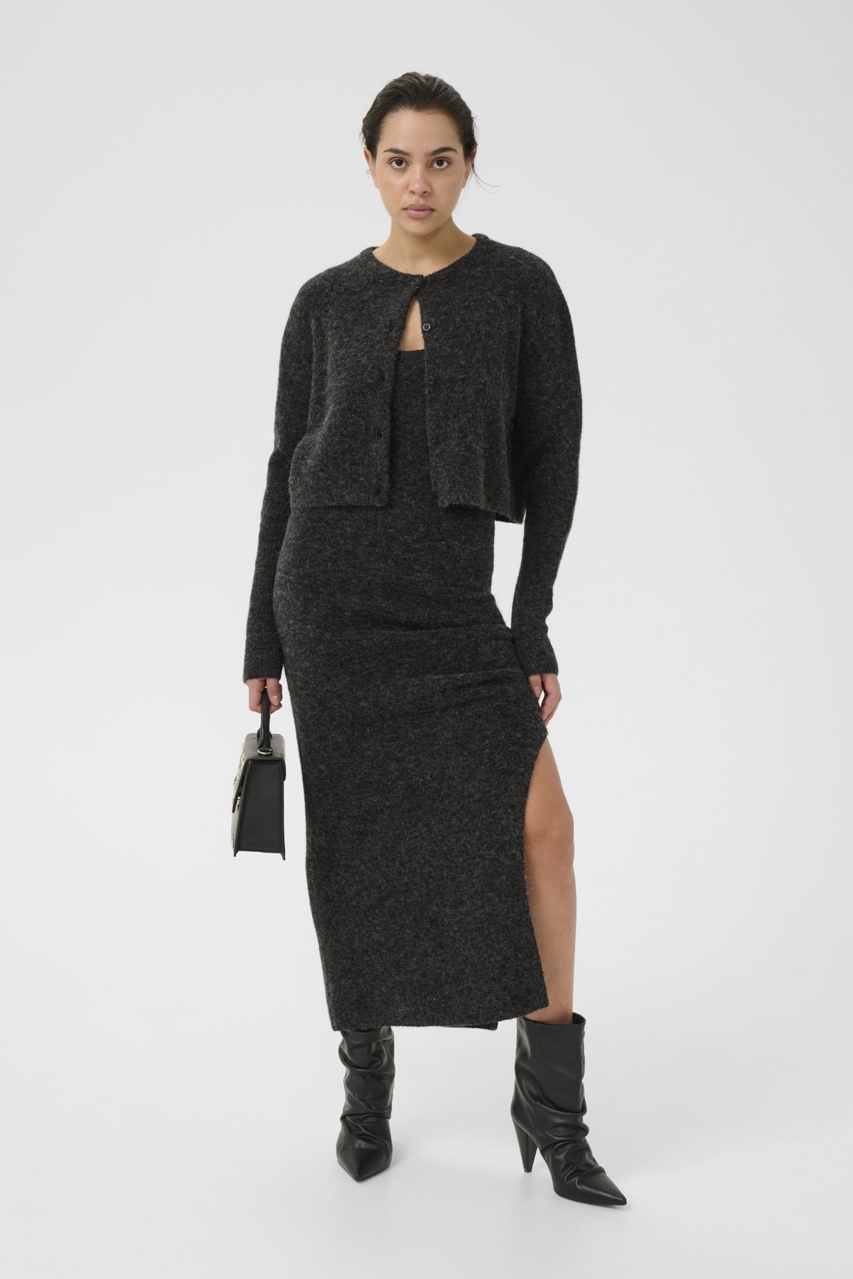 GZalpha 2 in 1 dress Charcoal melange - 106286 - 10910818