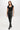 Leggings with saddle and zip p Black w. Gold acc. - 10910-new