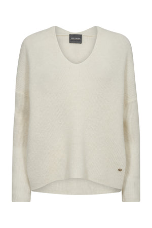 MMThora V-Neck Knit ECRU - 153900