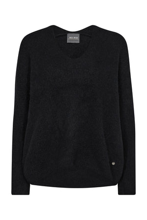 MMThora V-Neck Knit Black - 153900