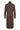 MilaSZ Roll Neck Long Dress Major Brown Melange - 30511420
