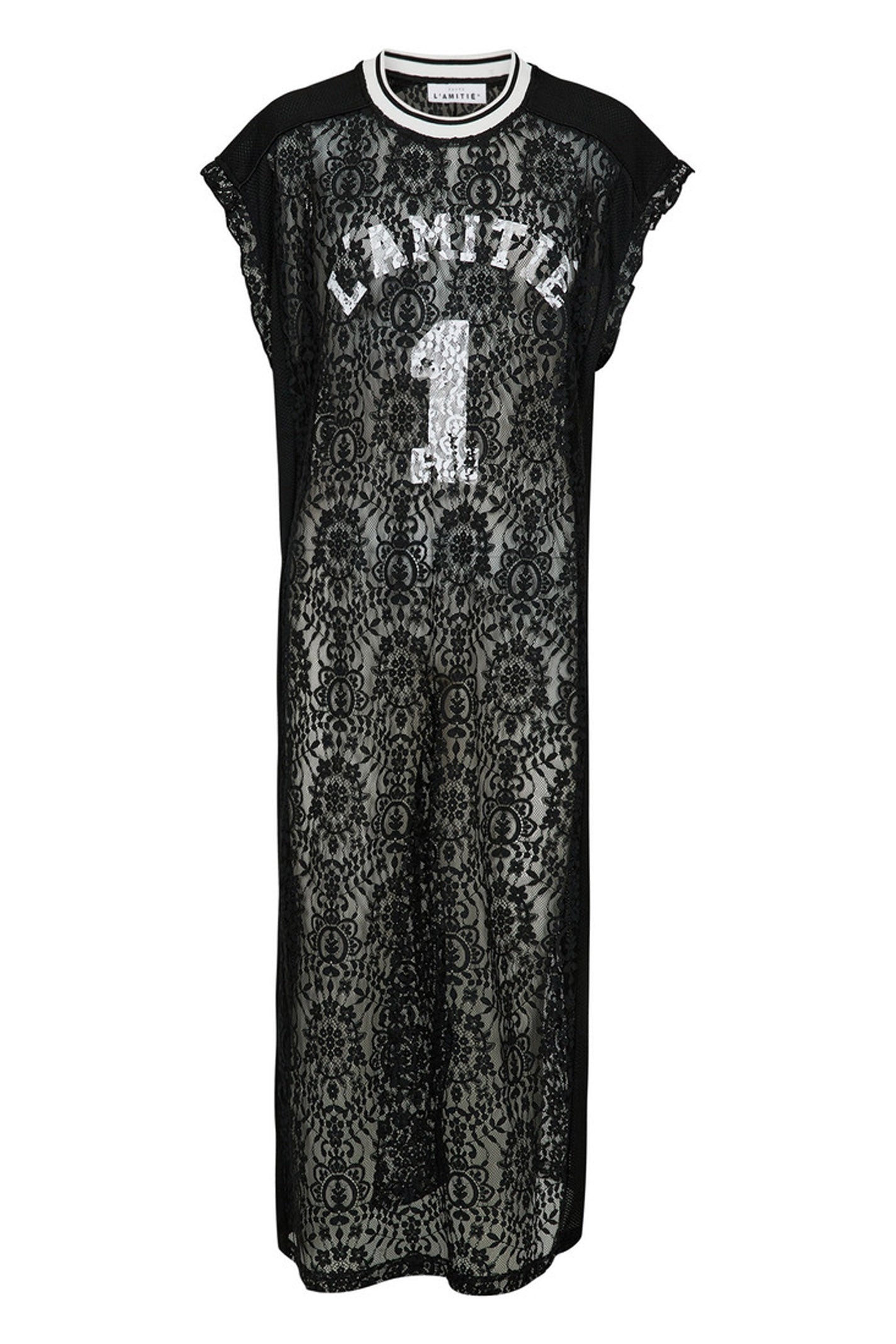 Haute L'Amitié - Lace Football Dress HL10024 - Pearl main image 1