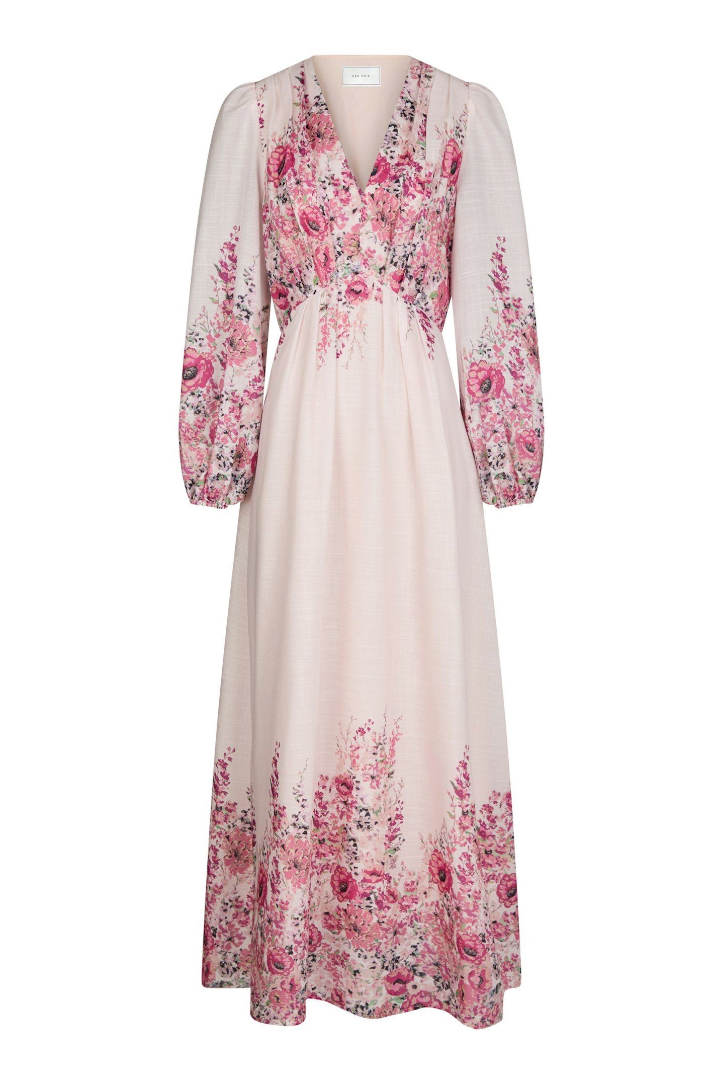 Silfi Flower Print Dress Dusty Rose