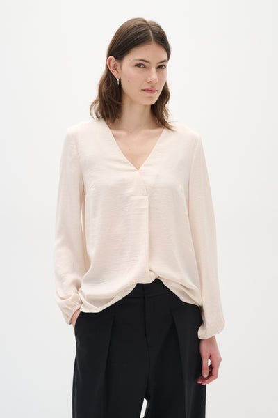 RindaIW Blouse French Nougat - 30105766 Thumbnail