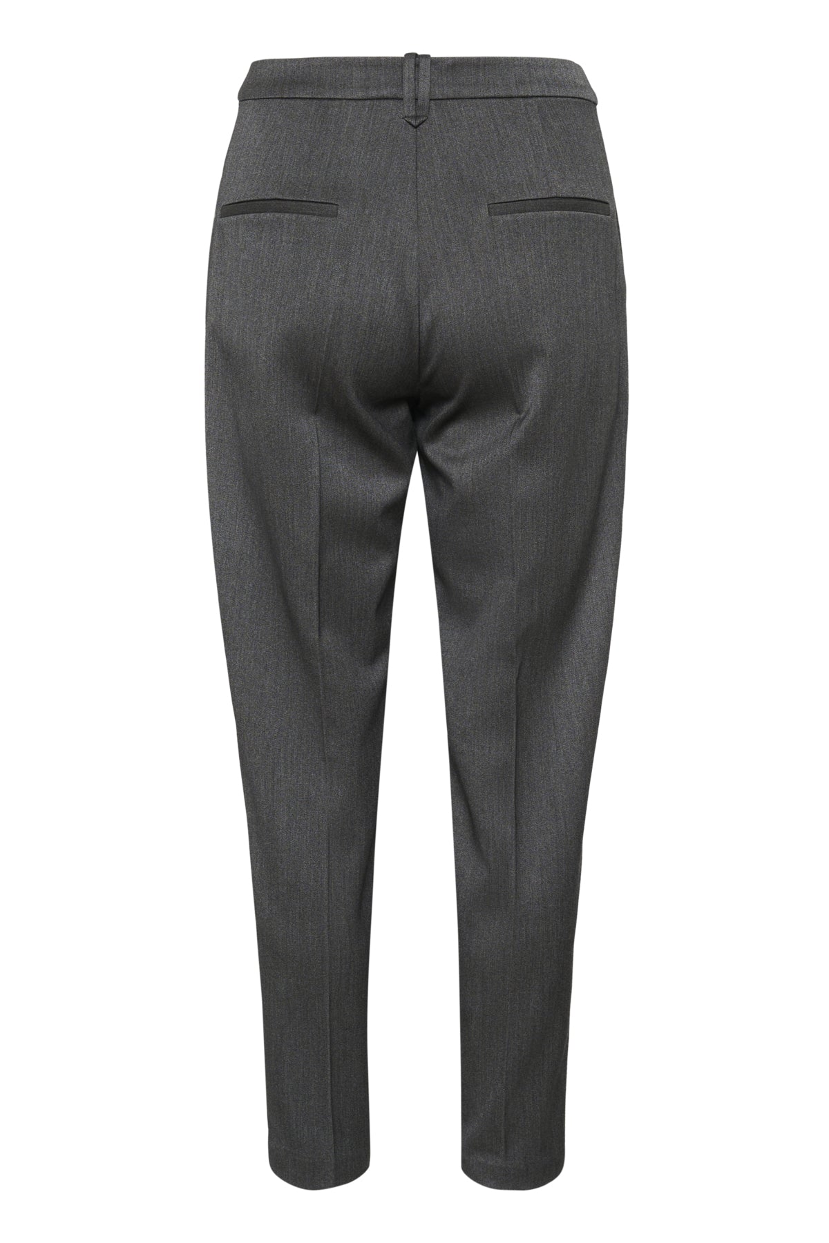 BrunildaIW Tapered Pant Dark grey melange - 30111004