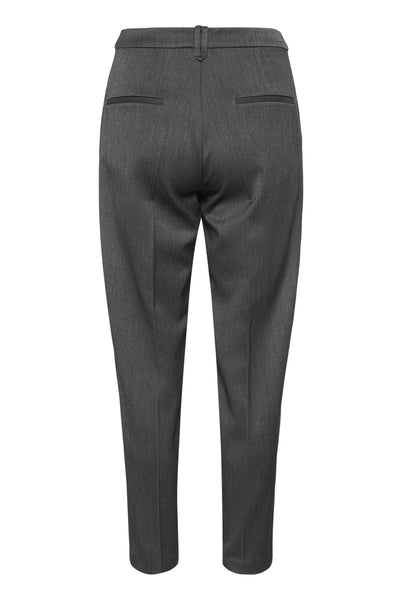 BrunildaIW Tapered Pant Dark grey melange - 30111004 Thumbnail