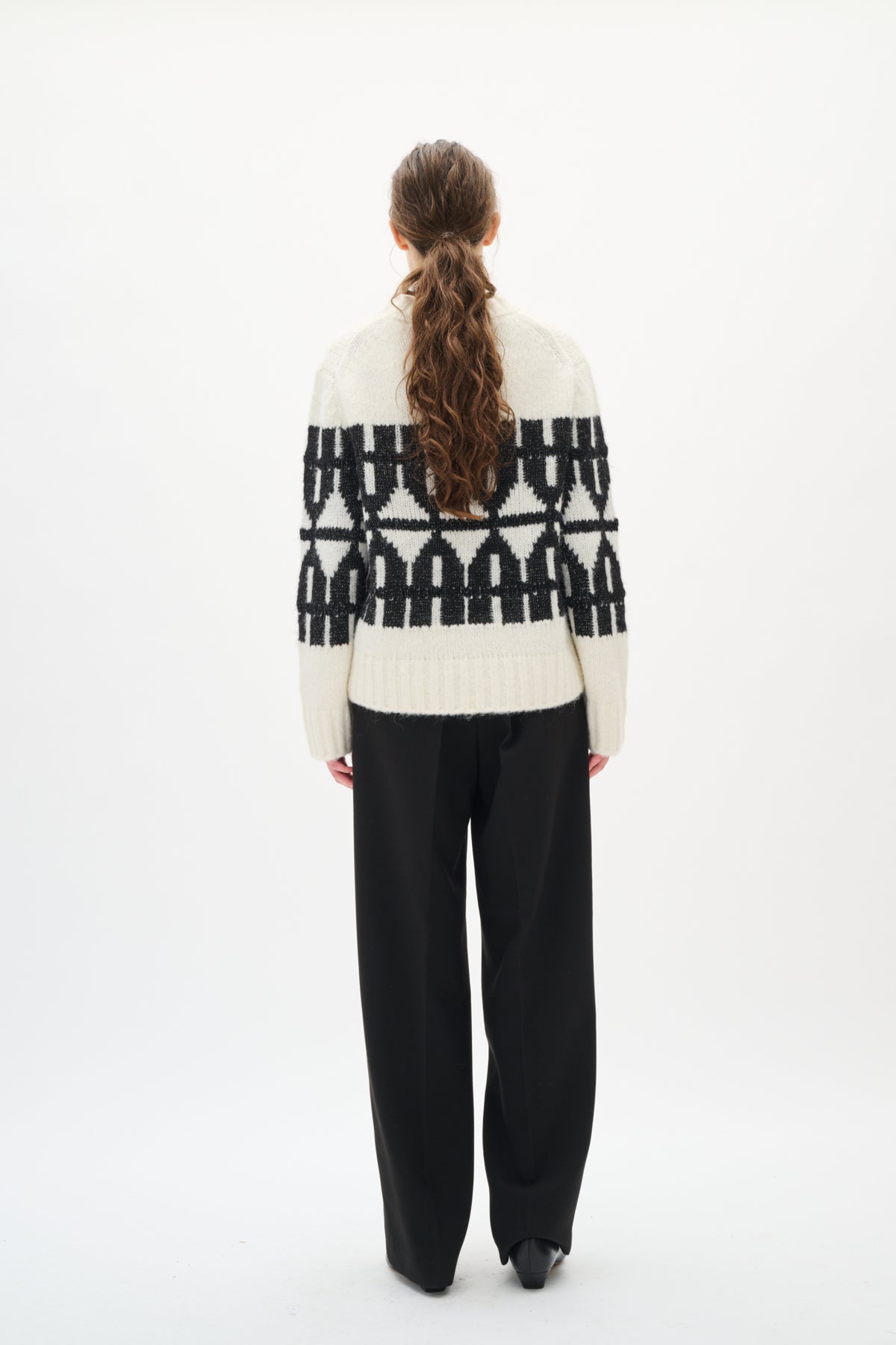 TEIIW PULLOVER LIGHT LUREX FAIRISLE - 9000025 - 30112052