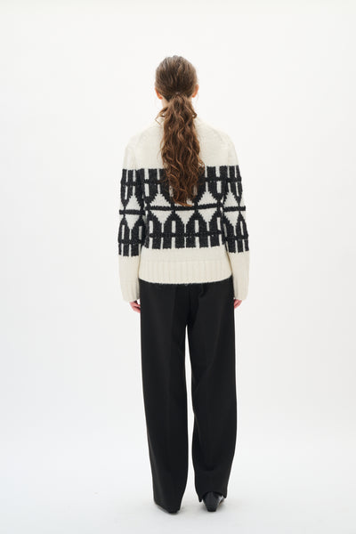 TEIIW PULLOVER LIGHT LUREX FAIRISLE - 9000025 - 30112052 Thumbnail