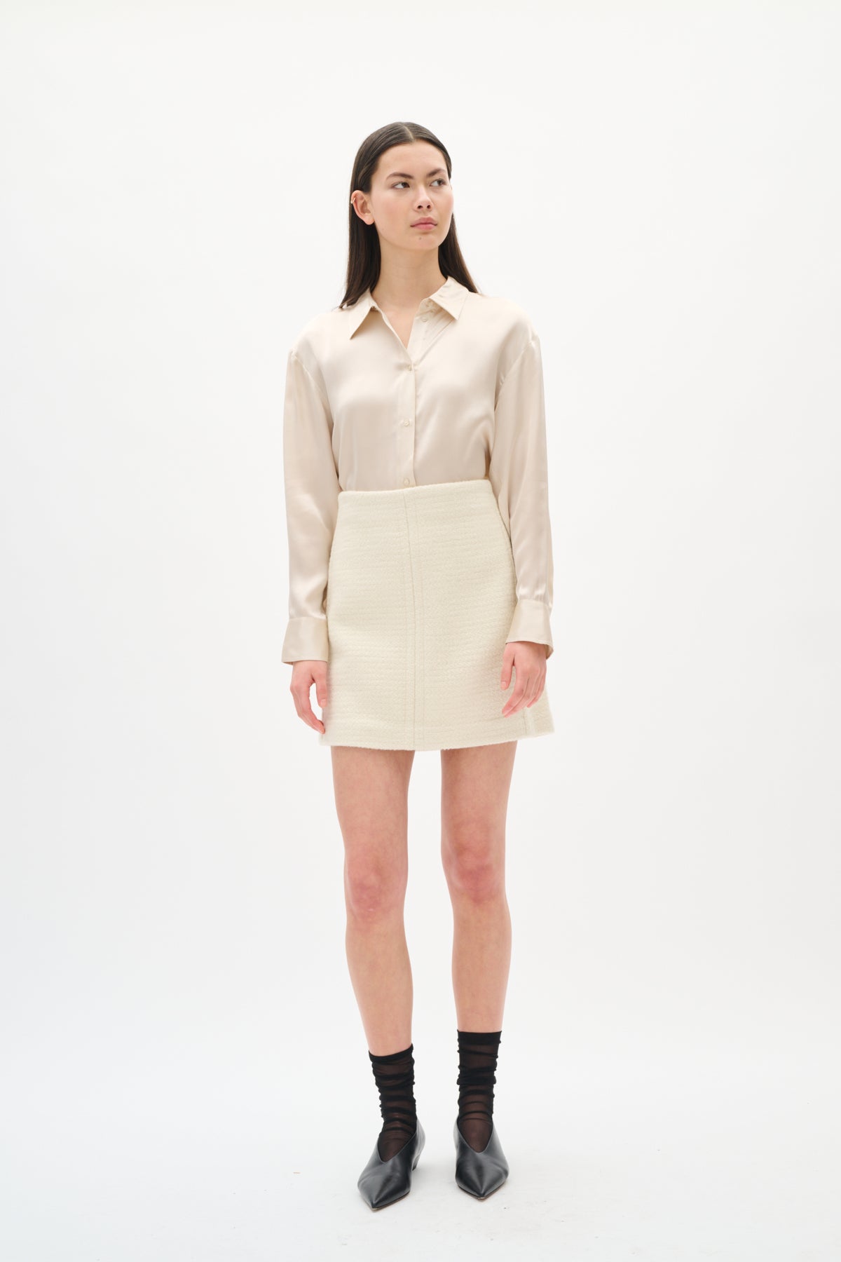 ZEENIAIW SKIRT Whisper White - 110701 - 30112074