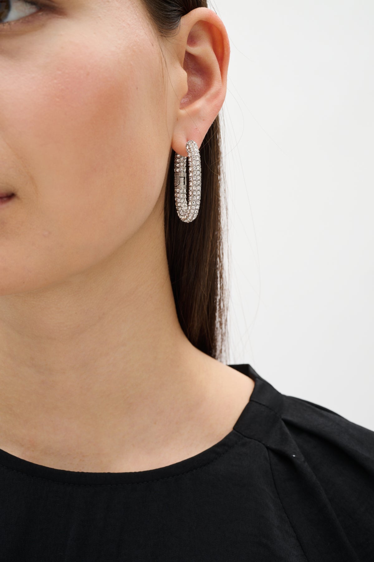 AGNESIW SEQUIN MEDIUM EARRING Silver - 145002 - 30112139