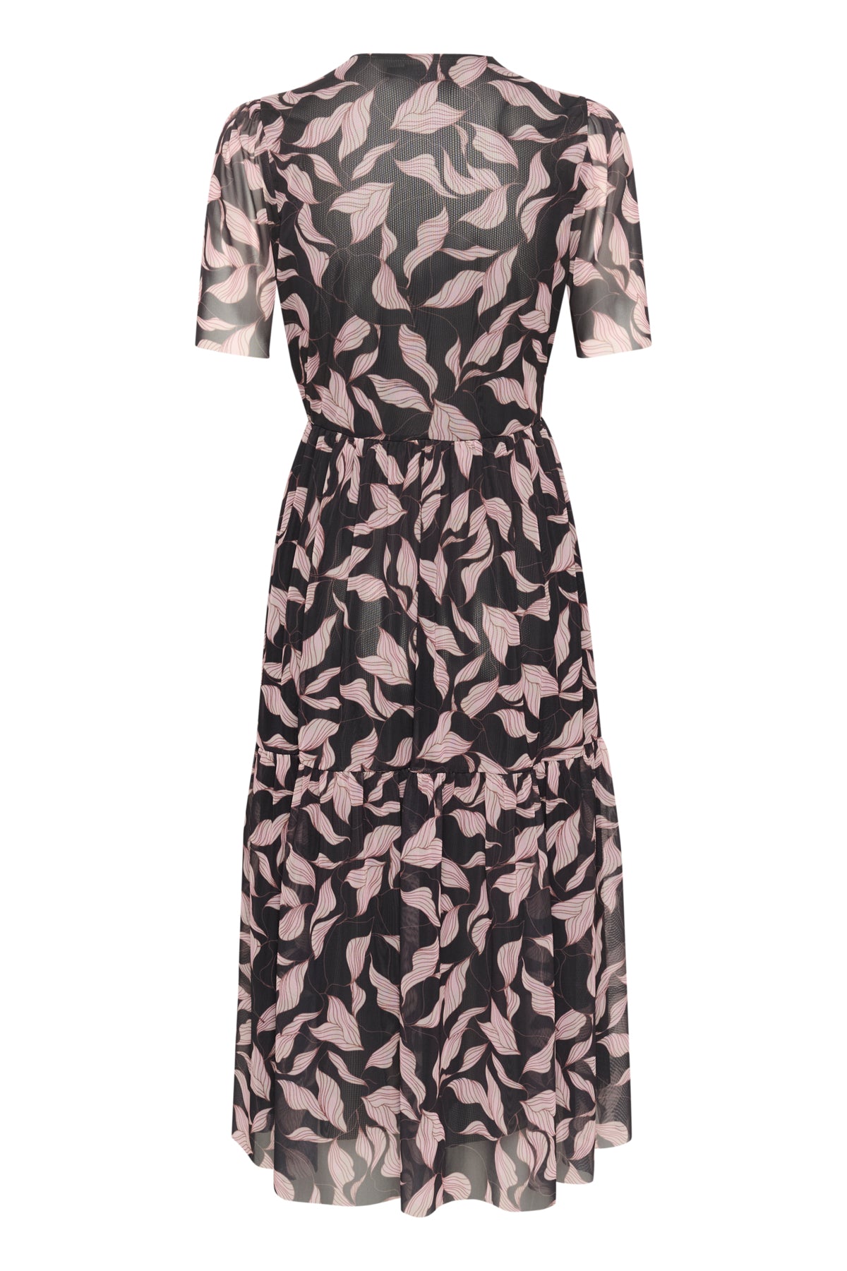 SLAldora Dress Black Leaves - 30404666