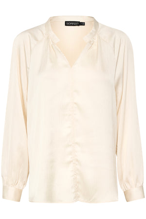 SLIoana Blouse LS Whisper White - 30407197