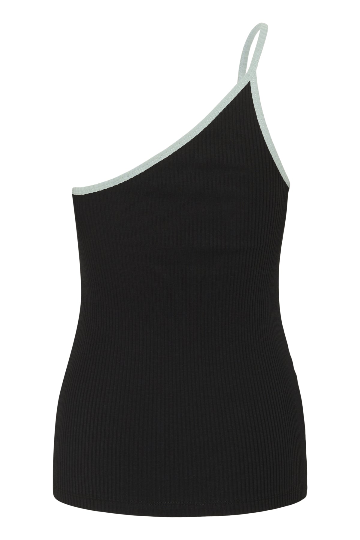 SLSimone Strap Top Black with Silver Blue - 30407321