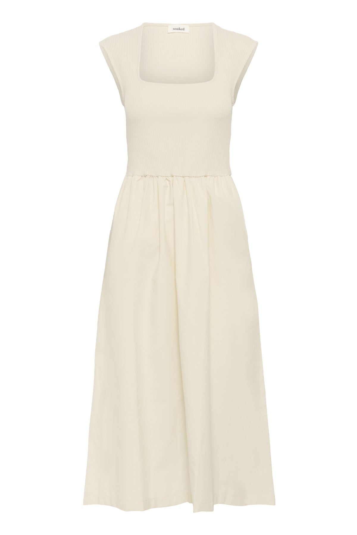 SLSimone Phoebe Dress Oatmeal - 30407490