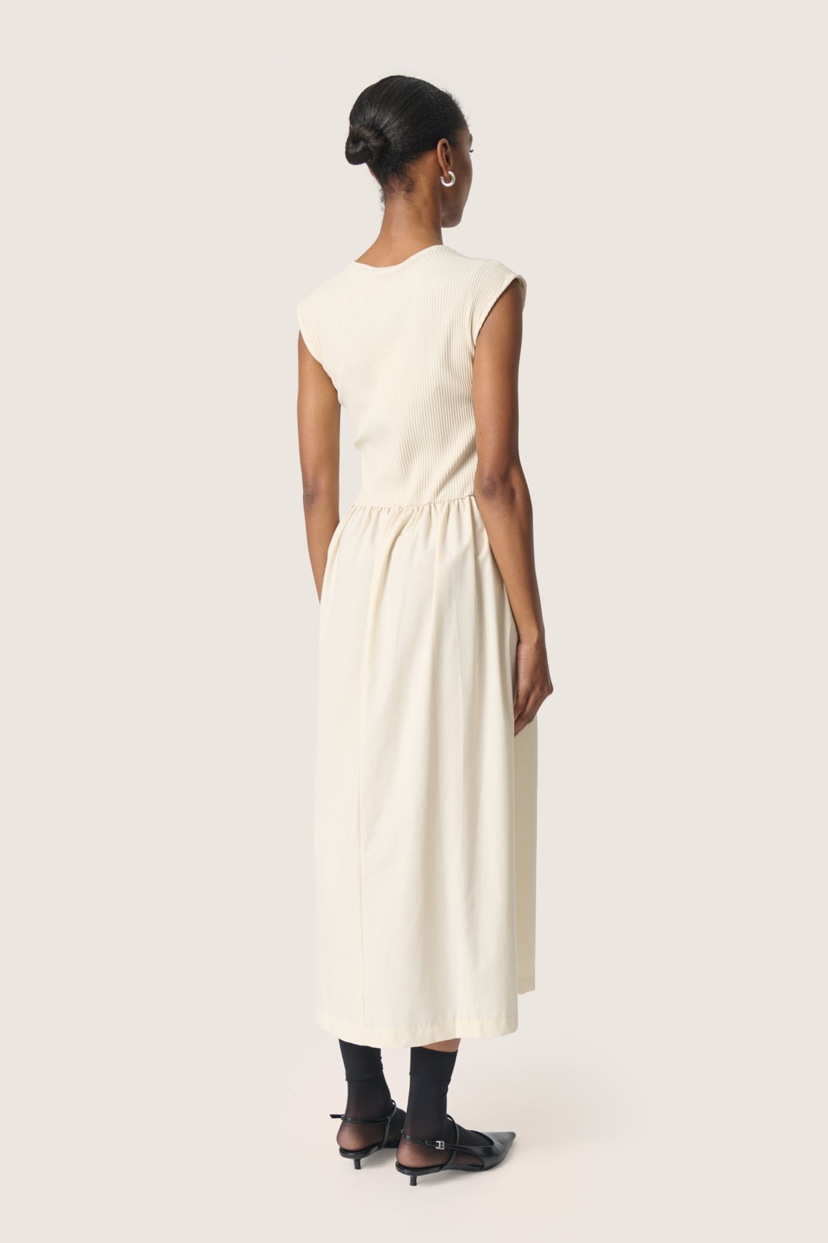 SLSimone Phoebe Dress Oatmeal - 30407490