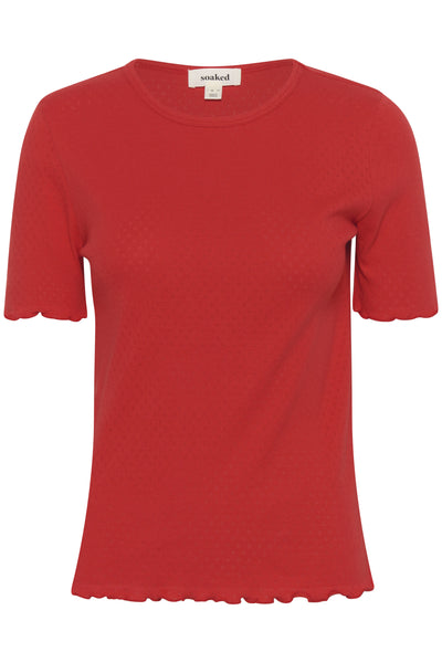 SLVenola Tee SS Salsa - 30408344 Thumbnail