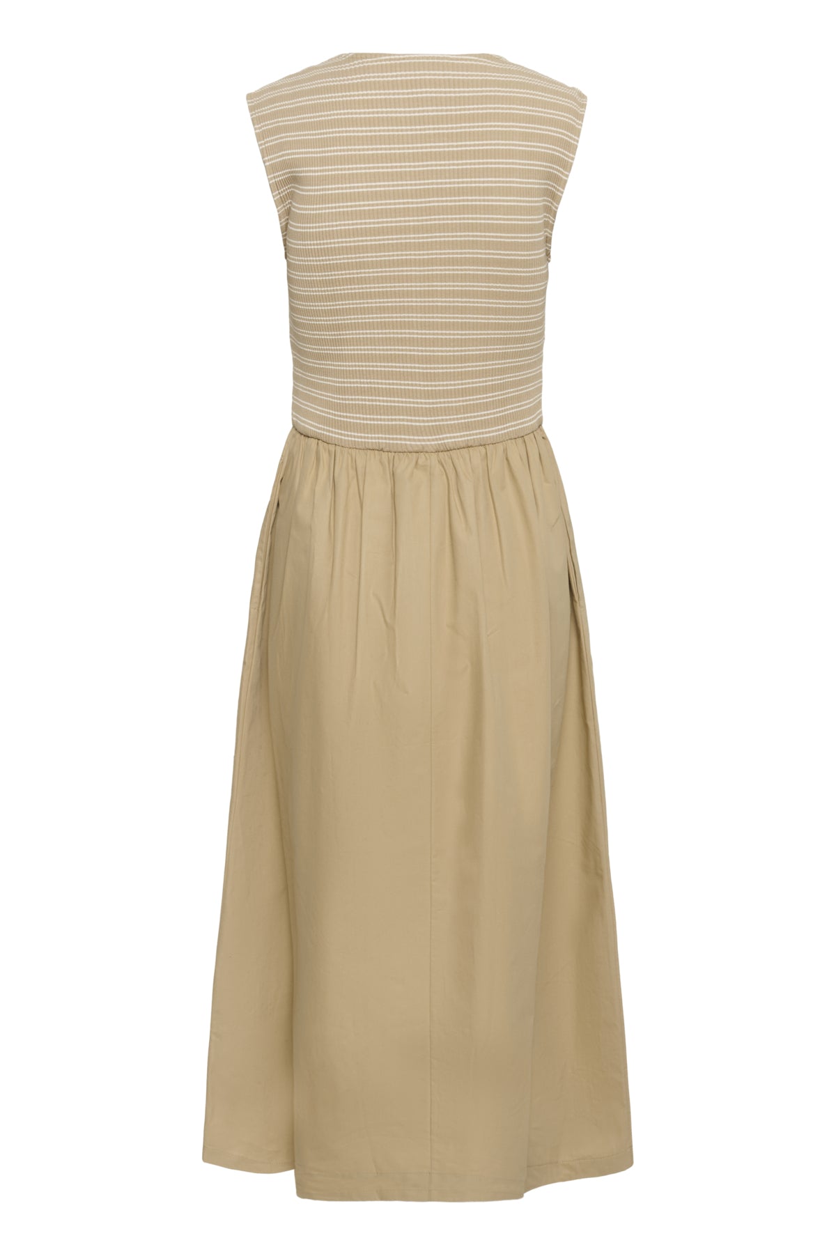 SLSimone Phoebe Striped Dress Travertine - 30408674